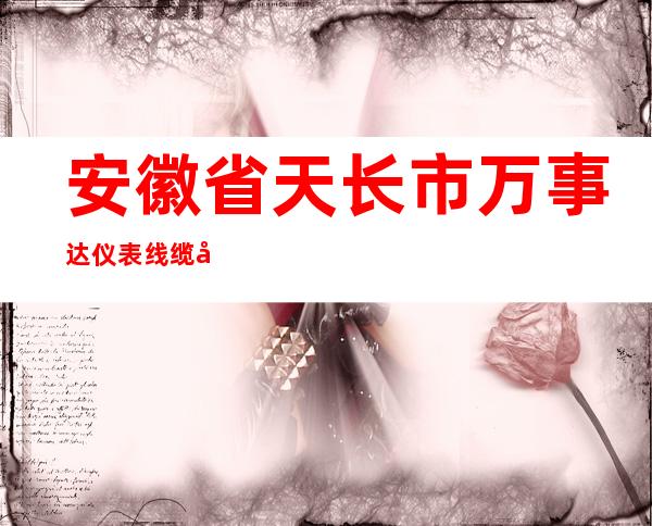 安徽省天长市万事达仪表线缆厂
