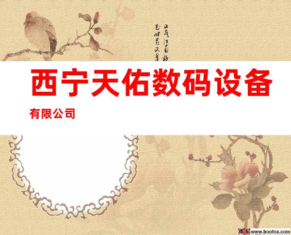 西宁天佑数码设备有限公司